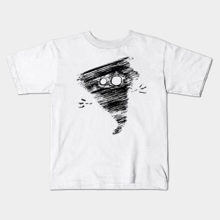 Alfonsino the hurricane – Twister hugs? (white) Kids T-Shirt